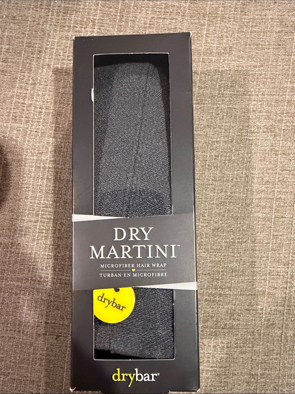 Drybar Dry Martini Microfiber Hair Wrap - Charcoal Gray